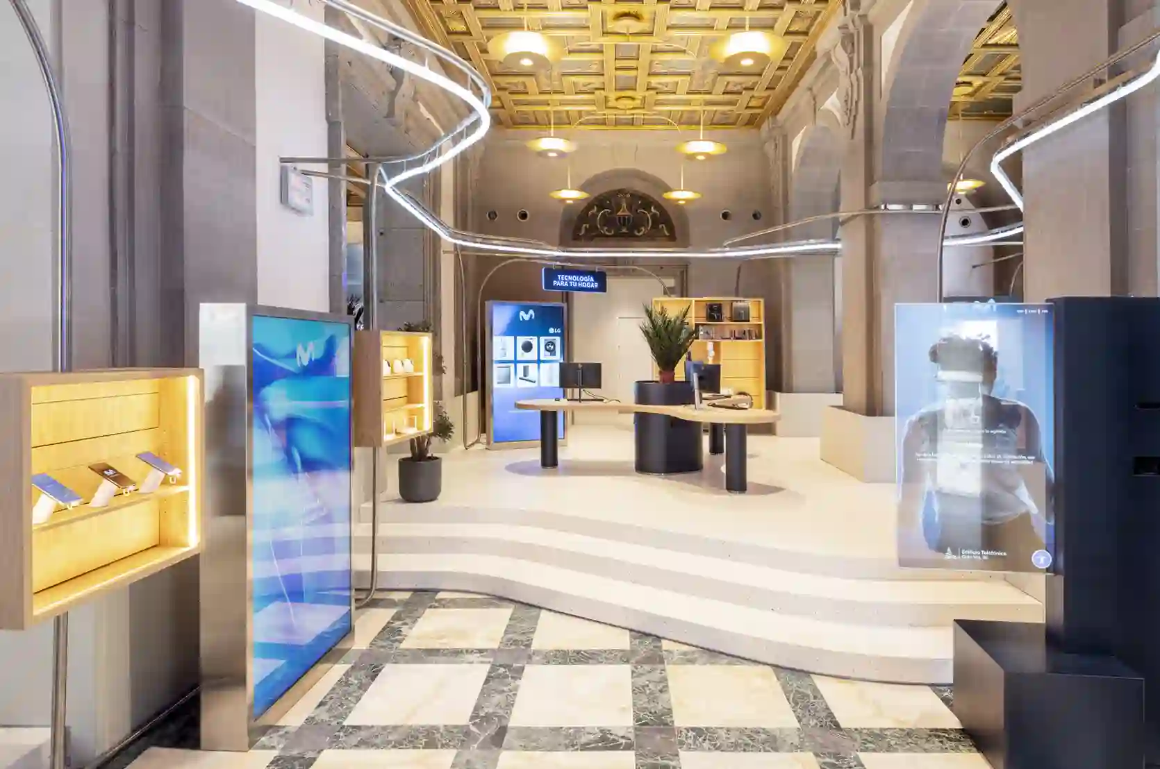 Espacio Movistar Flagship in Madrid by Studio Banana
