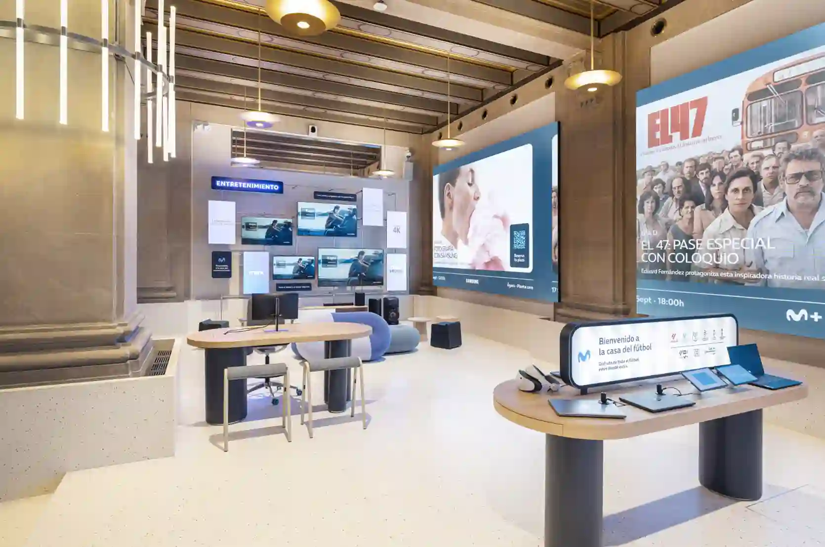 Espacio Movistar Flagship in Madrid by Studio Banana