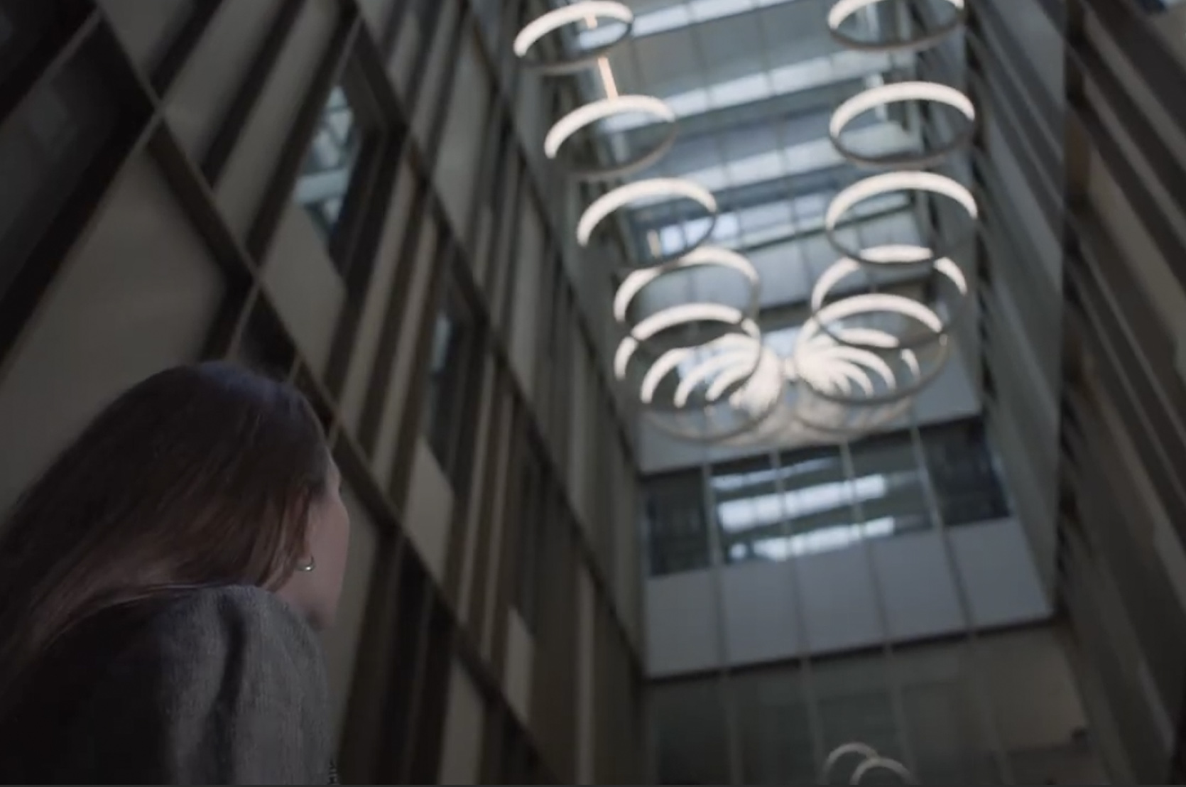 Saskia Hinger admiring Loops by Studio Banana